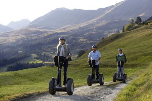 Segway auf Bergstraße