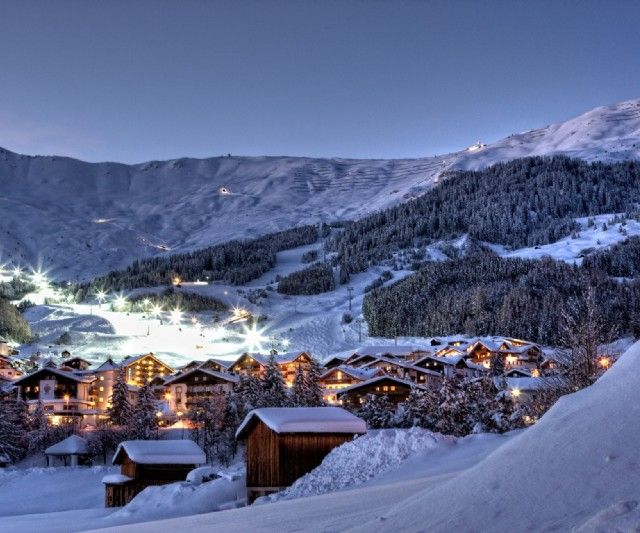 Bergdorf in den Alpen